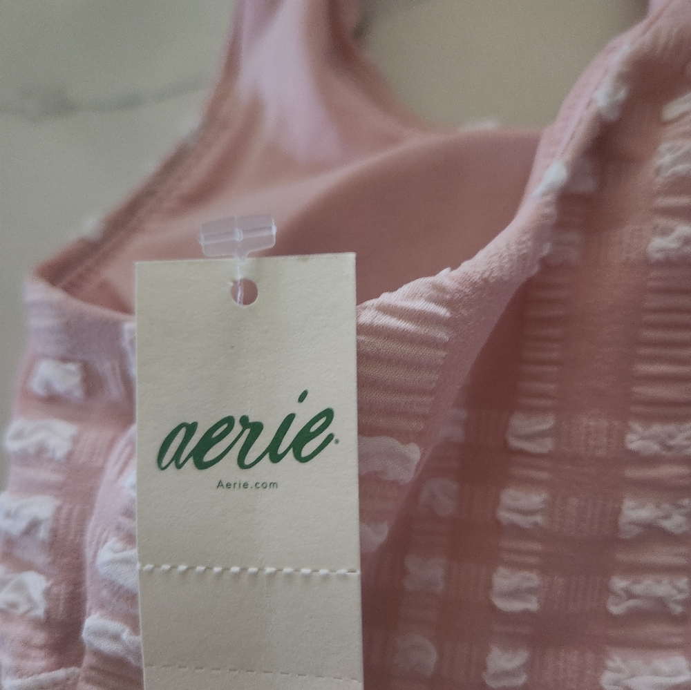 🆕️AERIE NWT Pink Large Bikini Top - Picture 4 of 12